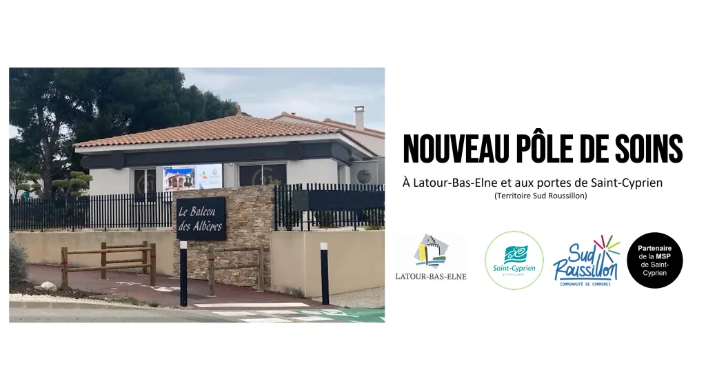 Nouveau - à louer bureaux à temps plein ou partiel - Antenne MSP Saint-Cyprien à Latour-Bas-Elne