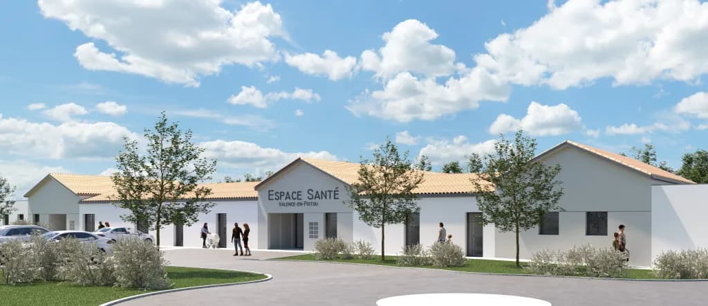 VALENCE EN POITOU (86) - Futur Espace Santé : Locaux disponibles
