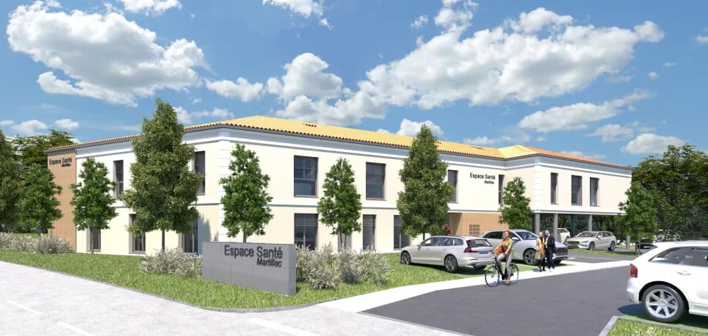 MARTILLAC - Futur Espace Santé : Locaux disponibles à la vente ou la location