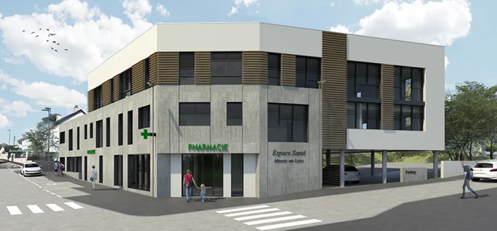 MAUVES SUR LOIRE - Futur Espace Santé : Local commercial lié à la santé de 100 m² disponible