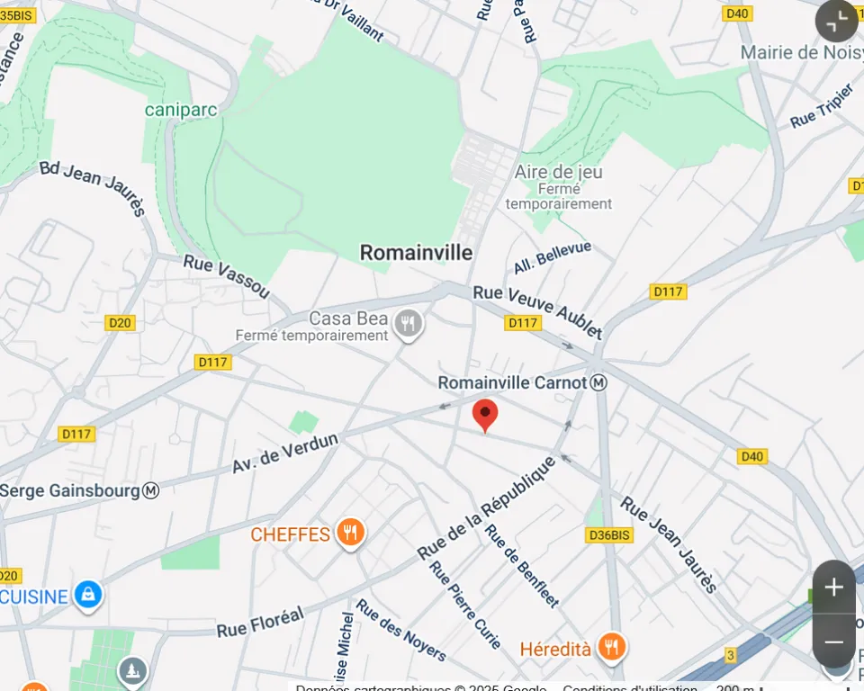 Partage cabinet à Romainville proche Carnot (ligne 11)