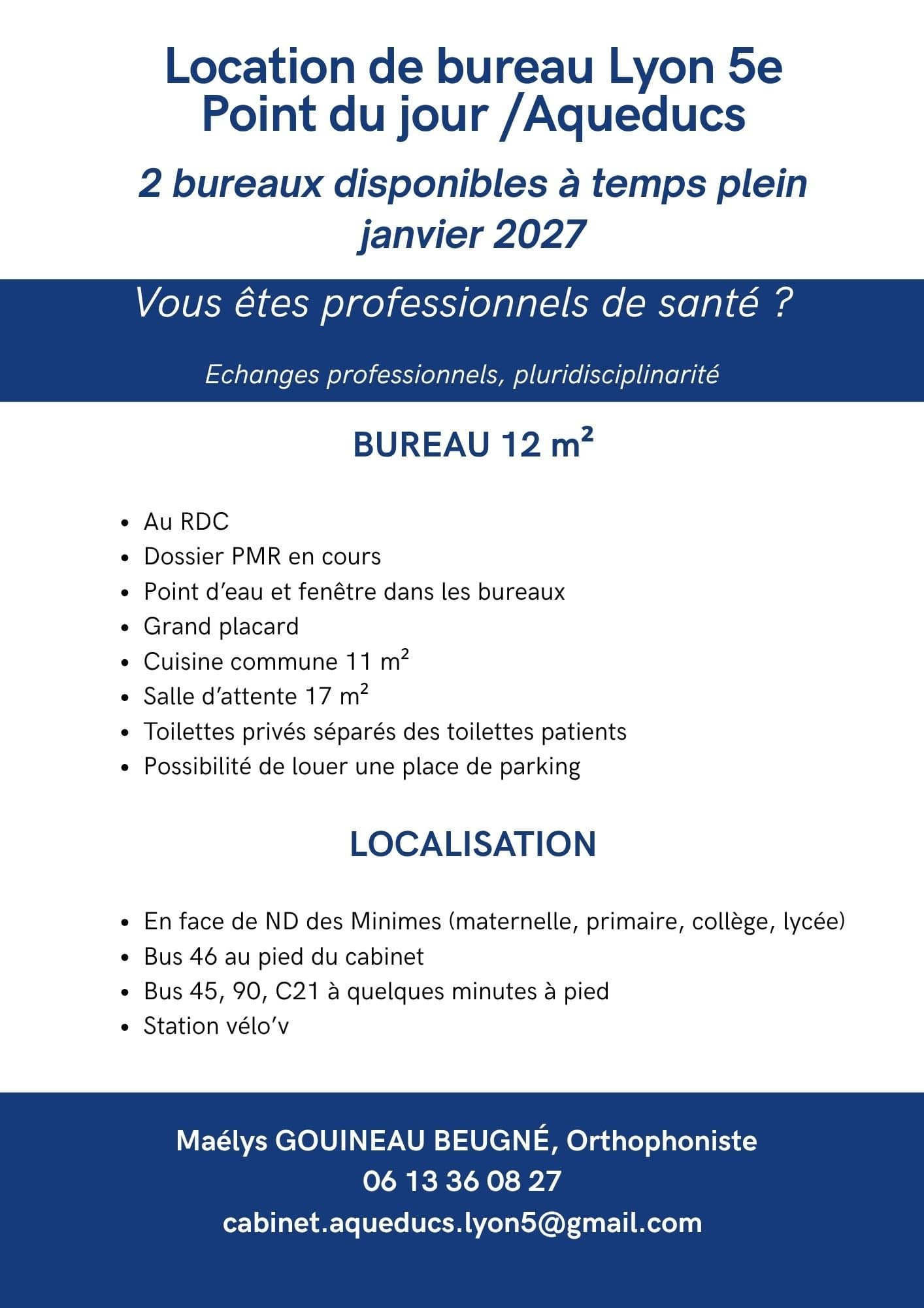 Cabinet médical - Lyon - 73 m²