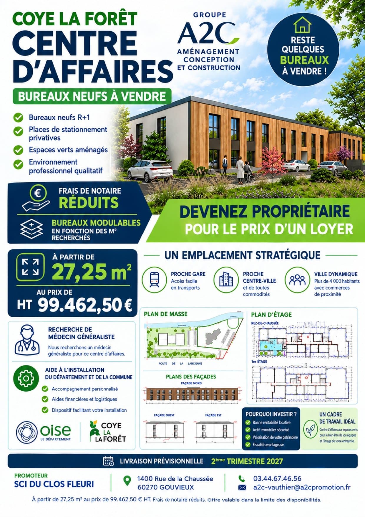 Cabinet médical à vendre - Coye-la-Forêt - 47 m²