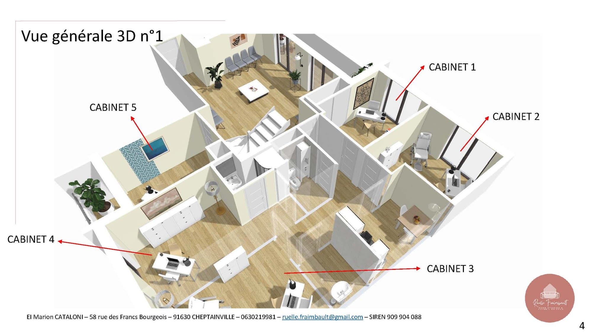 Cabinet médical - Châtenay-Malabry - 12 m²