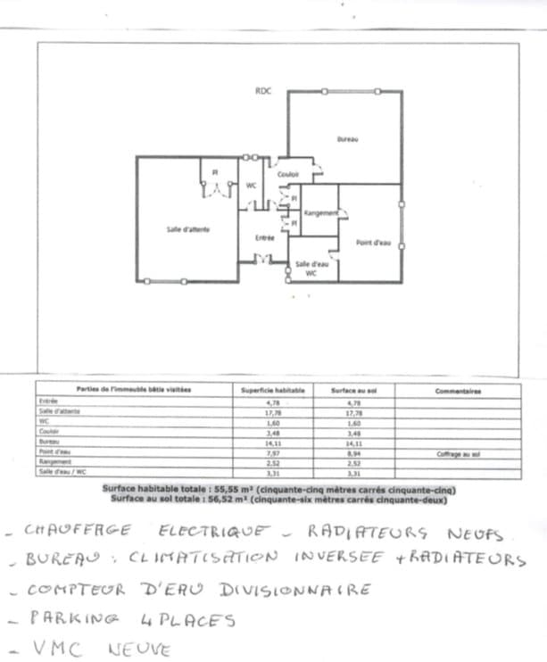 Cabinet médical - Champagne-sur-Seine - 56 m²
