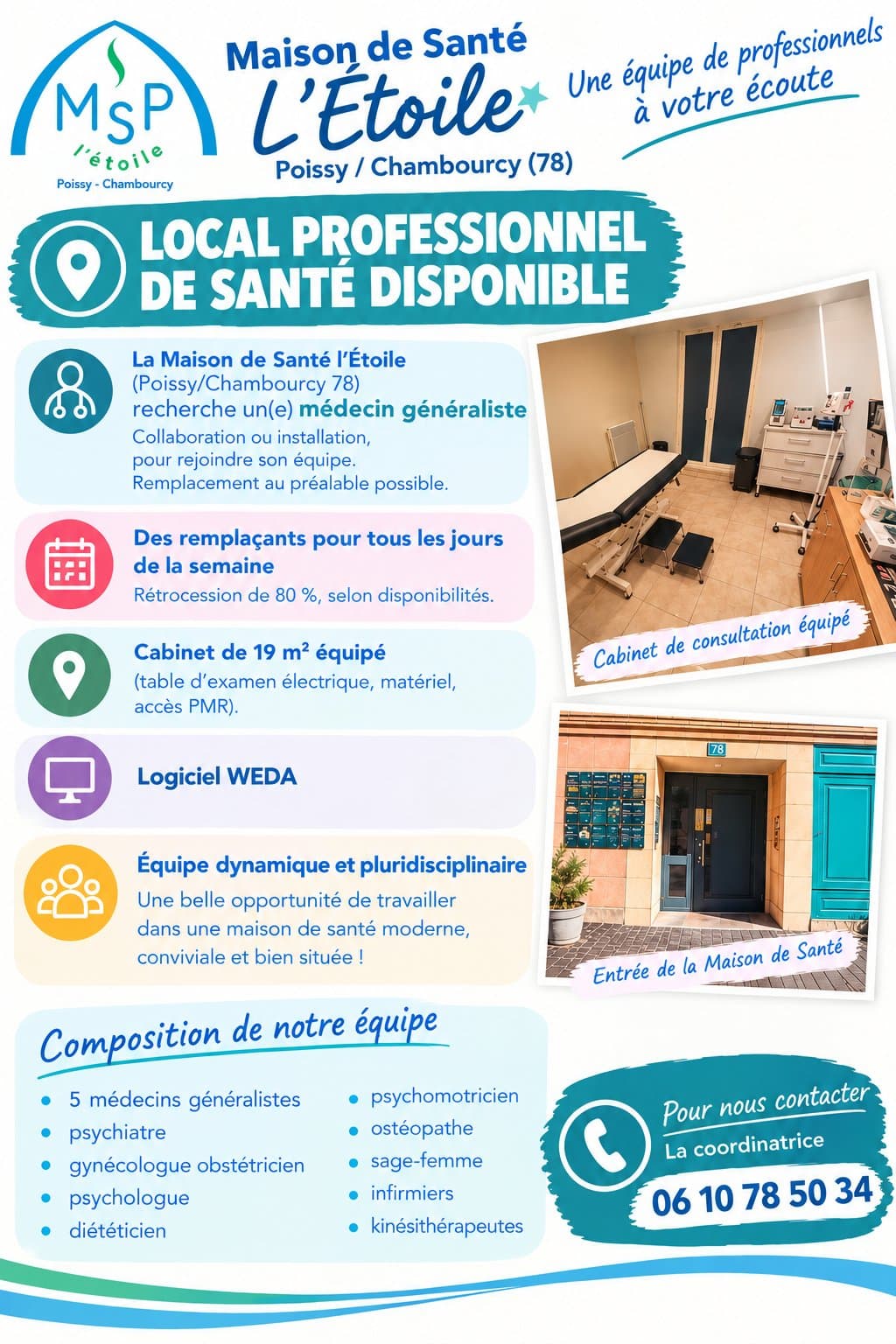 Cabinet médical - Chambourcy - 19 m²