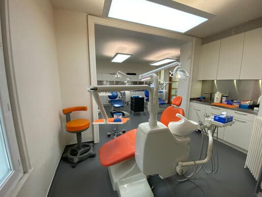 🦷 sydel · fécamp (76) – cabinet d'orthodontie, murs + fonds · réf. 7602