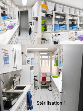 🦷 sydel · champs-sur-marne (77) – murs + fonds, 3 fauteuils · réf. 7702