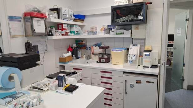 🦷 sydel · st brice sous forêt (95) – murs + fonds, 2 fauteuils · réf. 9503
