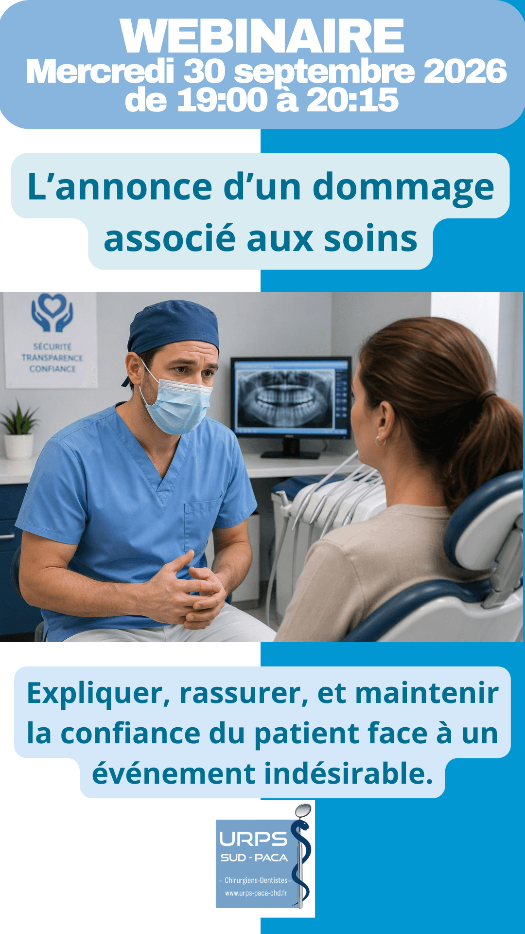 Webinaire : L’annonce d’un dommage associé aux soins
