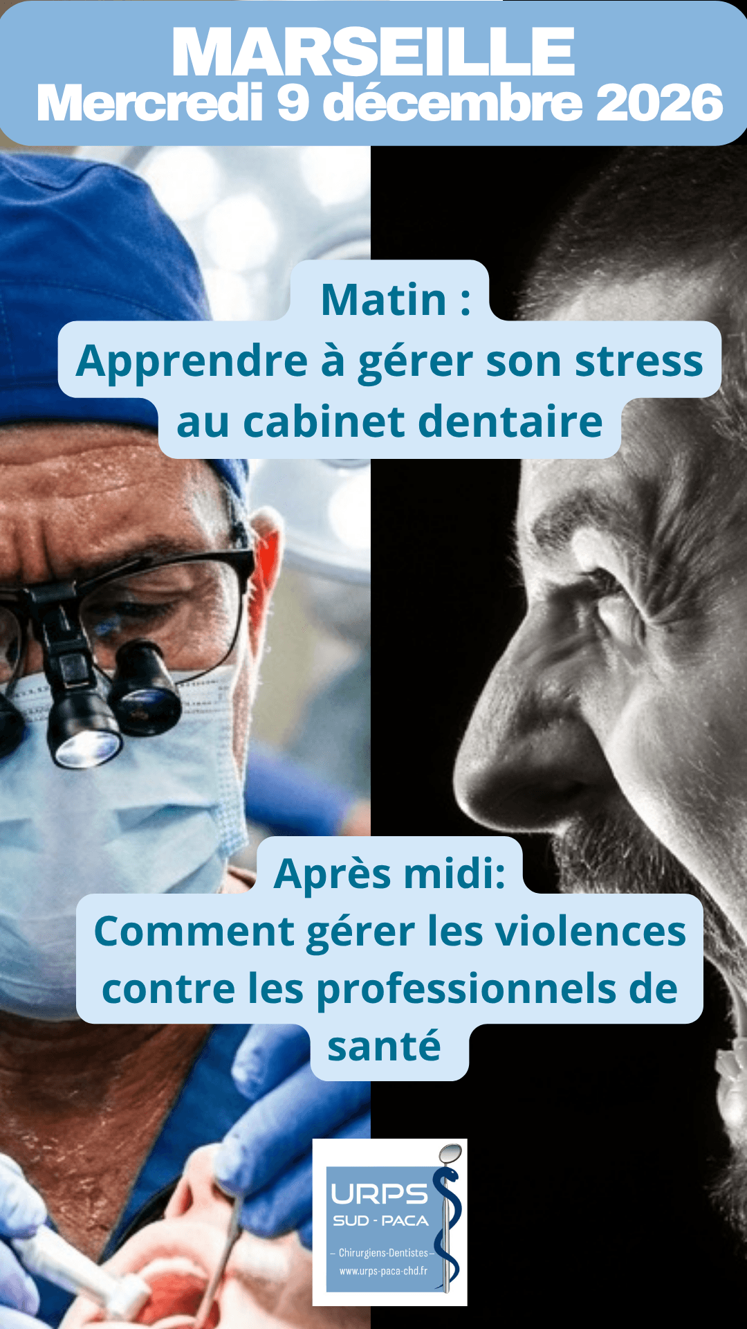 Marseille: Gérer les violences envers les professionnels de santé -Apprendre à gérer son stress au cabinet