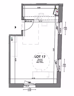 Local professionnel individuel de 25 m² à vendre dans la nouvelle maison de santé à Hermanville-sur-Mer