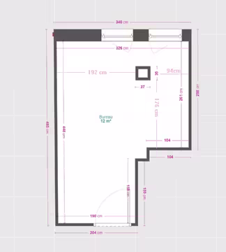 Boulogne Marcel Sembat - Bureau paramedical 12m² - sur jardin salle d'attente 21m² - temps plein ou temps partiel