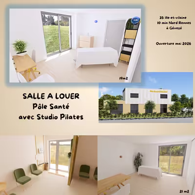 A louer salles de soins pôle santé / gévezé 35