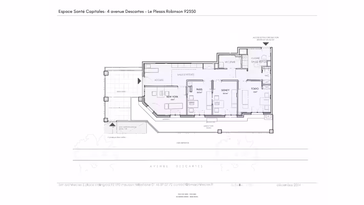 Bureaux de consultations 14m² 1025€/ mois charges comprises