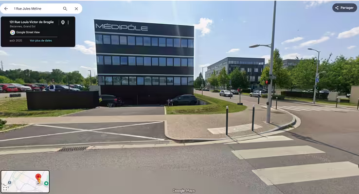 à louer – bureau - 745 euros charges et parking inclus – médipôle bezannes