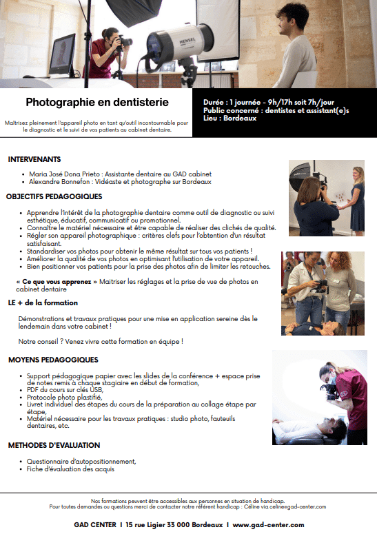 Photographie en dentisterie