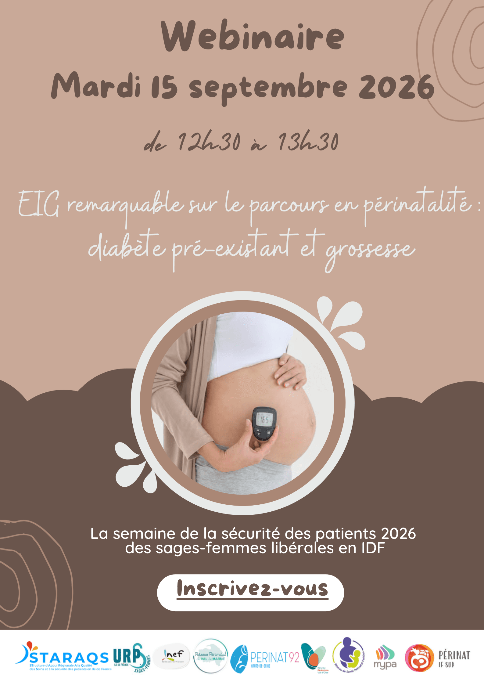 Webinaire "EIG remarquable sur le parcours en périnatalité : diabète pré-existant et grossesse"